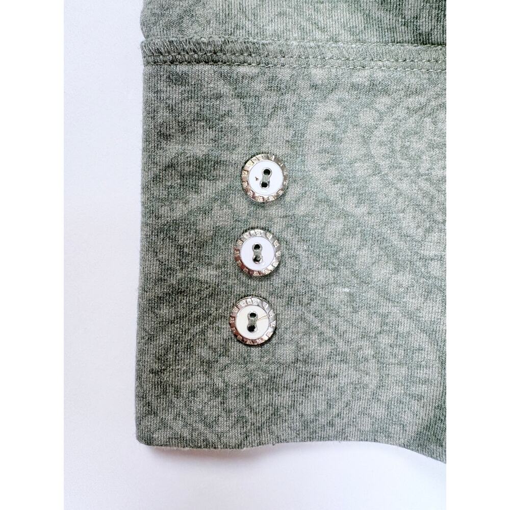 Soft Surroundings Sage Green Draped Cowl Neck Tunic - Picture 7 of 14